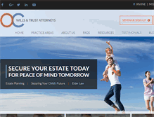 Tablet Screenshot of mycaliforniaestate.com